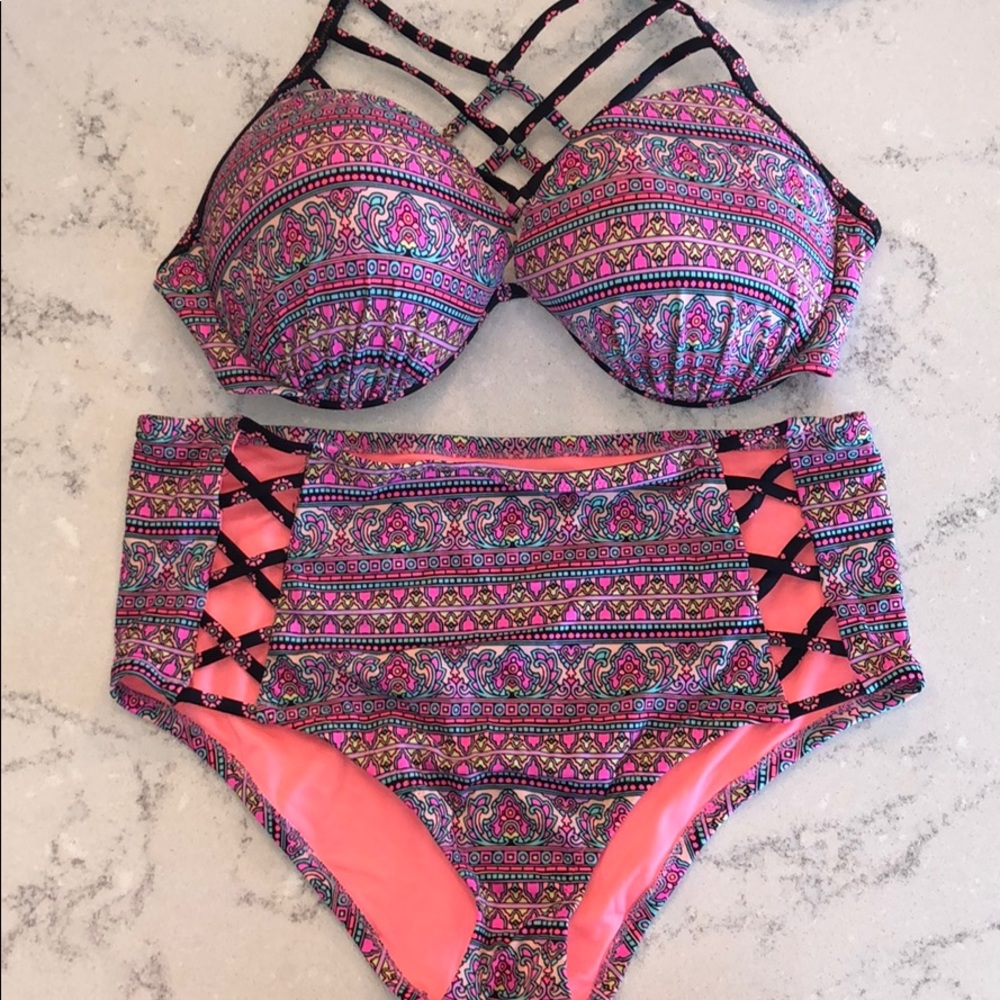 cute patterned swimsuit